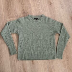 Quince Green Crew Neck Sweater